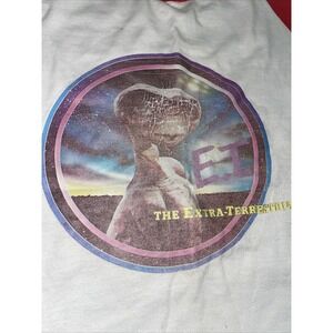 Vintage ET Extra Terrestrial Shirt - Youth Size 7- White & Red  - The Knits